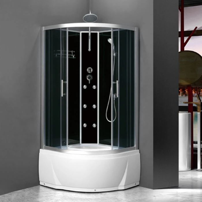 Corner Tempered Glass Shower Cabin